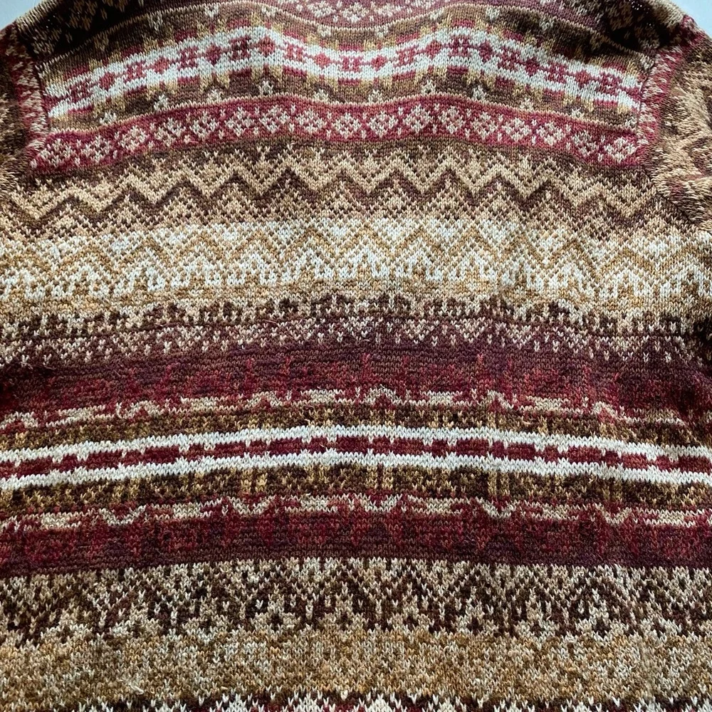 Heirloom Collectibles Fair Isle Sweater Womens M - Picture 6 of 11